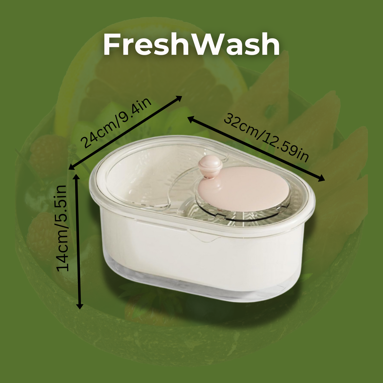 FreshWash-genieße saubereres Obst und Gemüse in Minuten!