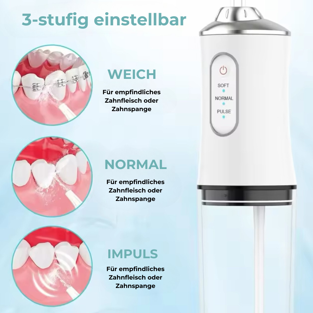 Verwöhne deine Zähne mit FlossLuxe – Die Luxus-Zahnpflege für unterwegs!