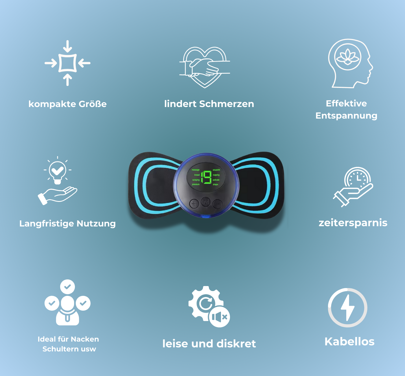 MiniMassager Pro– Maximale Entspannung im Mini-Format!