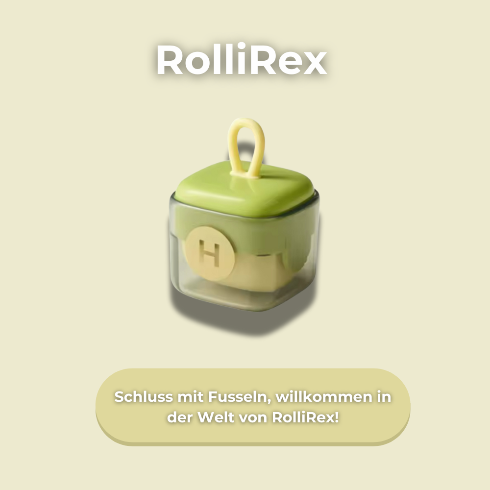 RolliRex- Dein Alltagsheld gegen Fusseln und Tierhaare