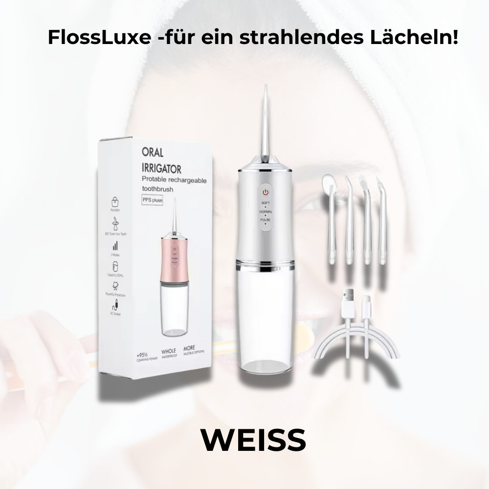 Verwöhne deine Zähne mit FlossLuxe – Die Luxus-Zahnpflege für unterwegs!