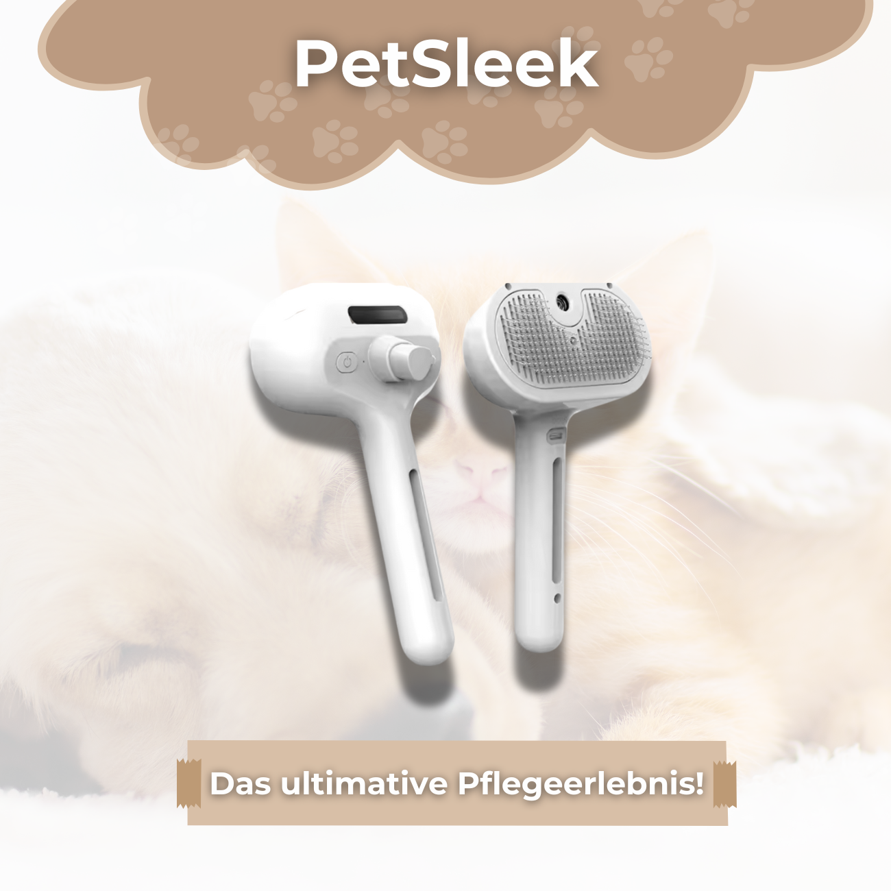 PetSleek - Die Bürste, die Haustiere lieben!