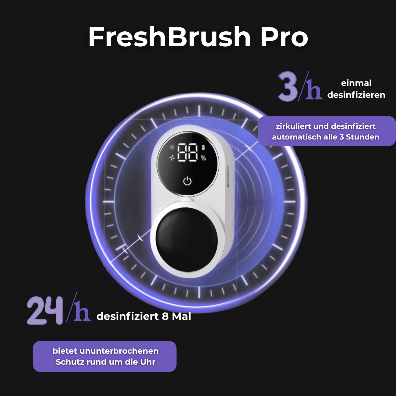 FreshBrush Pro -Saubere Zähne, sauberer Style