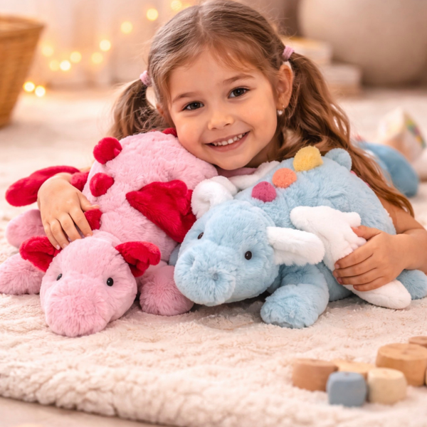 Niedlicher Plüsch-Drache für Kinder