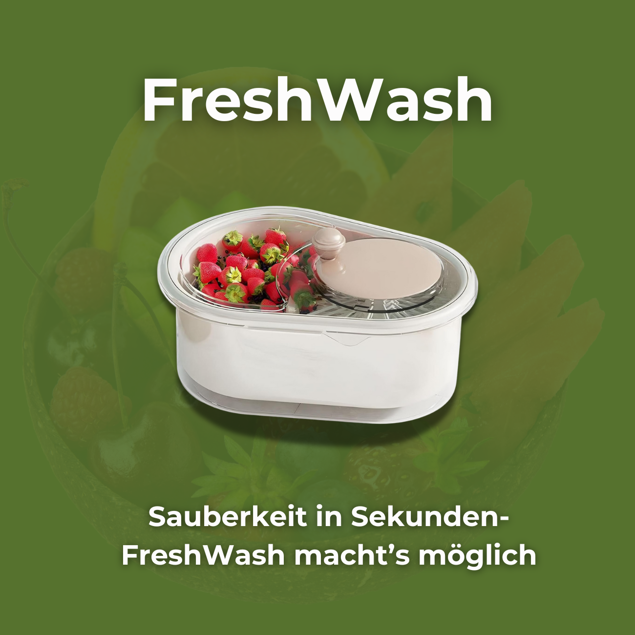 FreshWash-genieße saubereres Obst und Gemüse in Minuten!