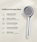 PURELLE- Duschkopf mit Filter