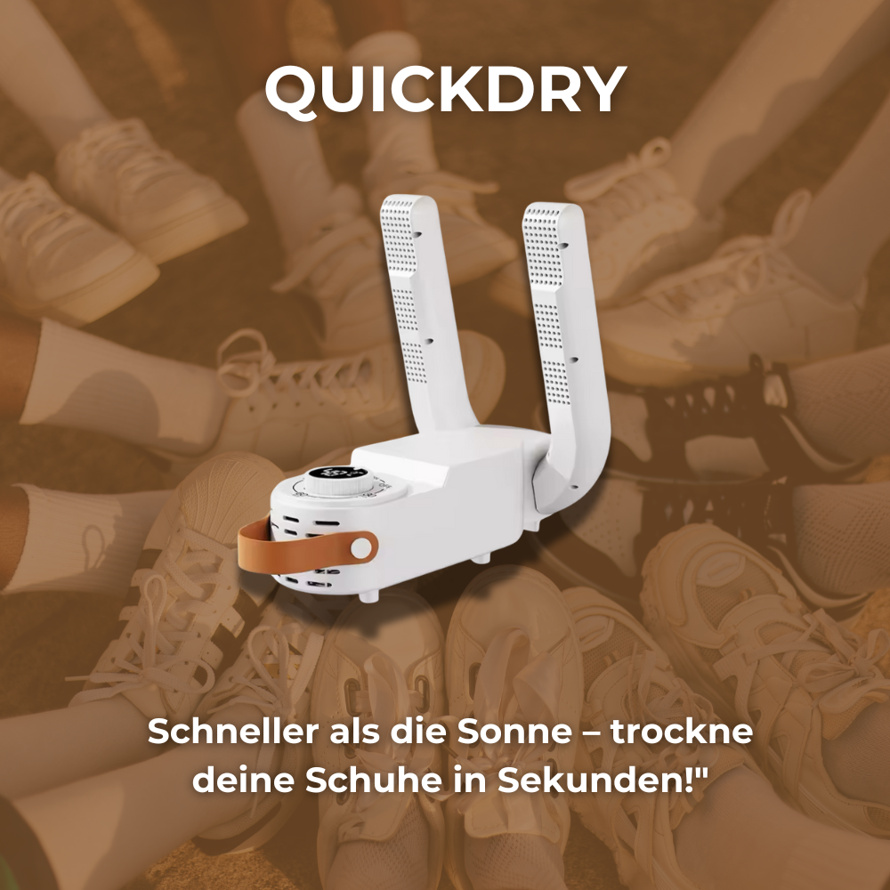 QUICKDRY -Trocknen und desinfizieren, hält deine Schuhe frisch und sauber!