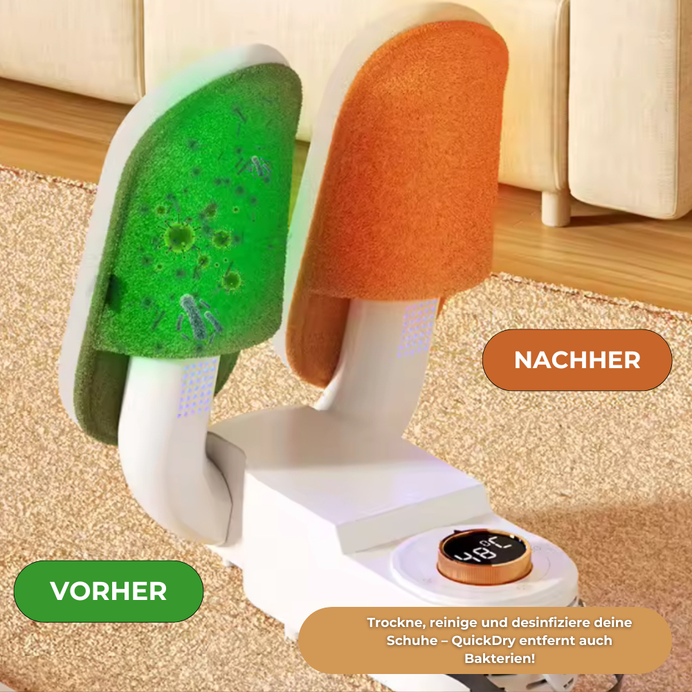 QUICKDRY -Trocknen und desinfizieren, hält deine Schuhe frisch und sauber!