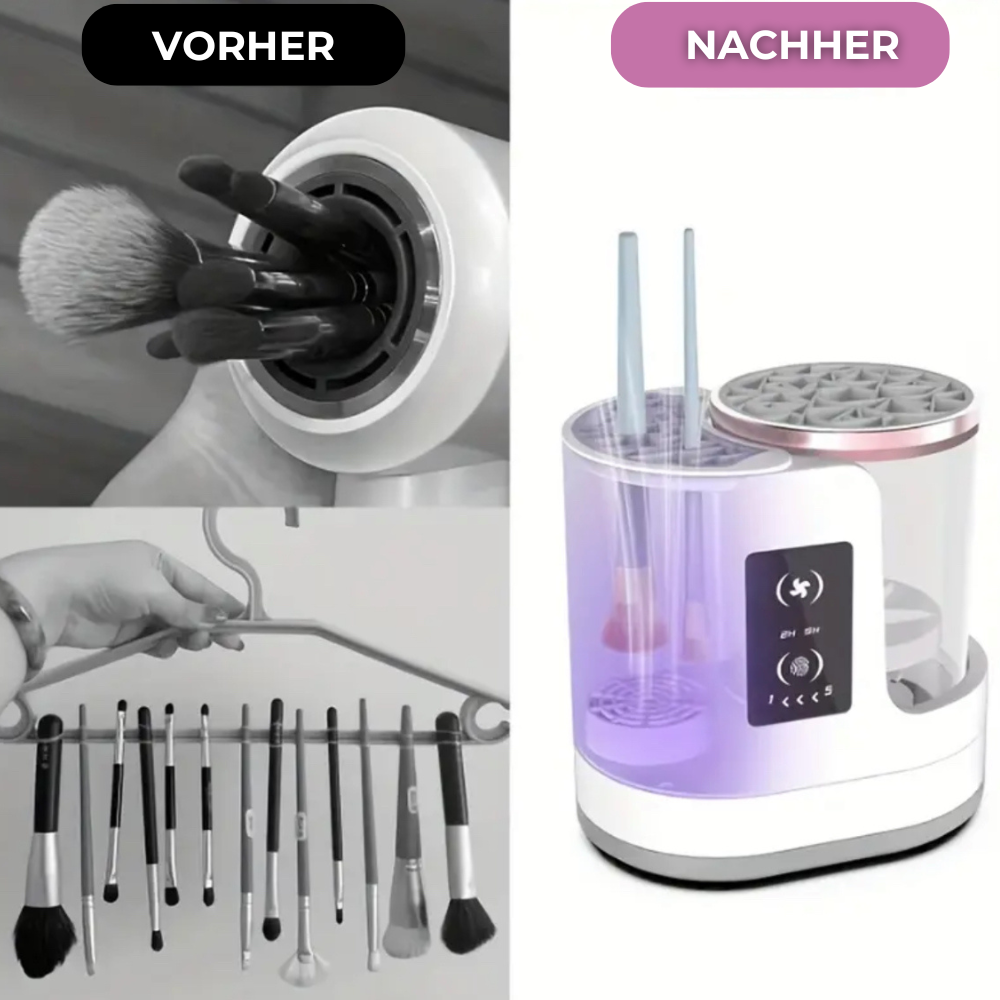 LuxiClean- Der Revolutionäre 3-in-1 Pinselreiniger